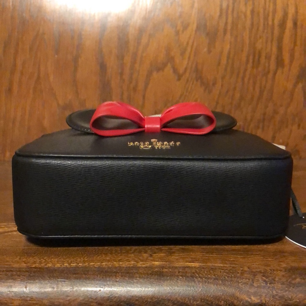 NWT-Disney x Kate Spade-Minnie Mouse-Mini Camera Bag-Black with Red Bow-$329 - Picture 8 of 15